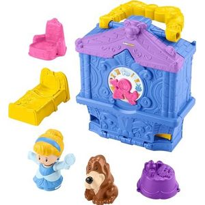 Fisher-Price Little People Disney-prinsessen Assepoester voor peuters met 2 figuren, vanaf 18 maanden, HWB35