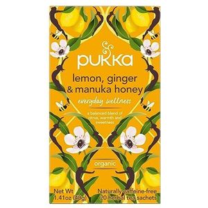 Pukka Herbs | citroen, gember & manuka honing | biologische kruidenthee | 20 filters