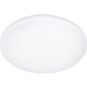 Eglo LED buitenplafondlamp Ronoco, buitenlamp voor wand en plafond, plafondlamp buiten van metaal en kunststof in wit, warmwit, IP44, ⌀ 22 cm