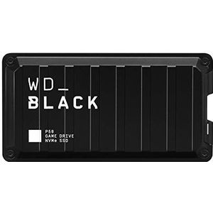 WD_BLACK P50 Game Drive SSD 2 TB Draagbare opslag (SuperSpeed USB 3.2 Gen 2x2, schokbestendig, leessnelheden tot 2.000 MB/s) Zwart - Ook compatibel met PC, Xbox en PS5