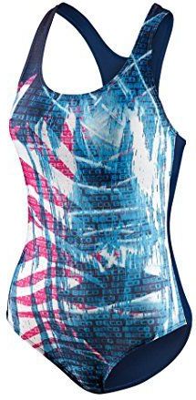 BECO the world of aquasports Badpak  blauw / rood / wit