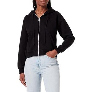 Diesel F-Reggy-Hood-Zip-Microdiv sweatshirt, uniseks, volwassenen, Zwart Zwart Zwart, XL