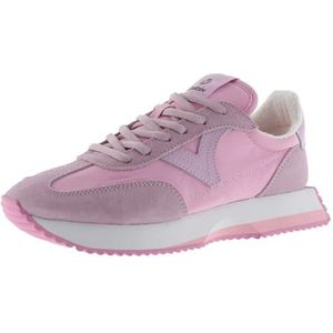 victoria Women 1134108-WOMEN Low-Top VICTORIA NYLON LOW TENNIS COSMOS MONOCHROME & SPLIT LEATHER PIECES & TWO-TONE JAGGED OUTSOLE ROSA 36