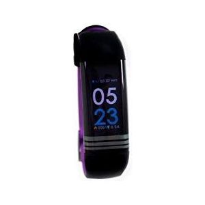 Monkeylectric Dames Smartwatch FitZ-Slimline Midnight Paars, one size