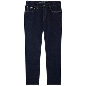 Hackett London Selvage Jeans, denimblauw, 42W x 28L heren, Denim blauw, 42W x 28L
