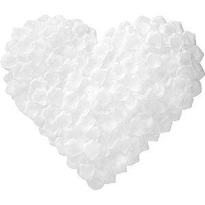 5000 stks Sneeuw Wit Zijde Rose Bloemblaadjes Moederdag Bruiloft Confetti Verjaardag Tafel Decoraties Doop Bloemen Scatter