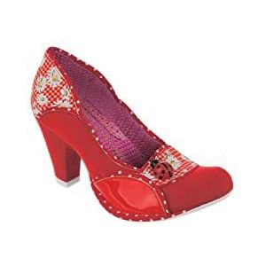 Irregular Choice Future Lady Bug 2 modieuze schoen, Q222 rood N, EUR 40 (UK 6,5)