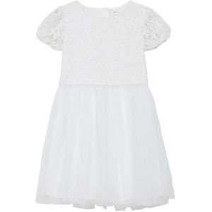 s.Oliver meisjes jurk, 0100 wit., 128