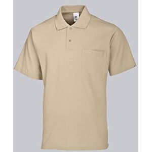 BP 1612-181 unisex poloshirt van duurzaam gemengd weefsel ecru, maat 3XL