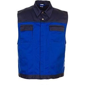 Planam vest ""Tristep"" maat S, korenblauw/marine, 1251044