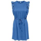 ONLY - ONLSHARON - Jurk - Azuur - Mouwloos - Knielengte