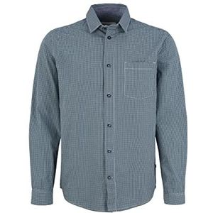 TOM TAILOR Uomini Overhem 1034891, 31177 - Navy Blue Mini Vichy, M