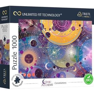 Trefl Prime - Puzzle UFT Cosmic Alchemy: Constellations - 1000 Elementen - Dikste Karton, BIO, Sterrenbeelden, Dierenriemtekens, Astrologie, Creatief Vermaak voor Volwassenen en Kinderen Vanaf 12 Jaar