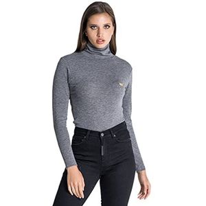 Gianni Kavanagh Grey Gk Core Turtleneck Sweater voor dames, Grijs, XS