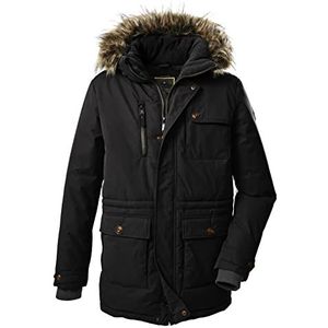 G.I.G.A. DX heren Casual functionele parka met afritsbare capuchon GW 35 MN PRK, Zwart, XL, 38526-000