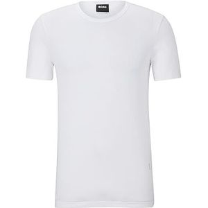 BOSS Hugo Men's T-shirt Rn 2p Co/el 10194356 01, White, XX-Large US