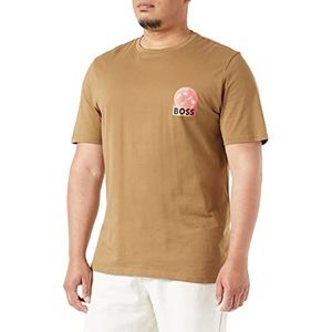BOSS Teeuniverse T-shirt voor heren, Open beige 280, M