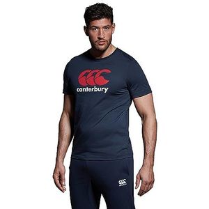 Rugby T-shirt CCC-logo, antraciet/rood/wit
