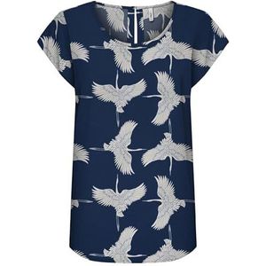 Onlnova Life Elite S/S Top, blauw, XS