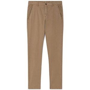 Hackett London GMT Dye Texture Straight Jeans voor heren, Bruin (Camel 855), 32W / 34L