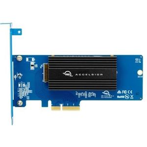 OWC Accelsior 1M2 PCIe NVMe M.2 SSD naar PCIe adapterkaart