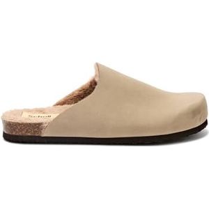 Scholl Jackie Clog, damespantoffels, 35 EU, Beige, 35 EU