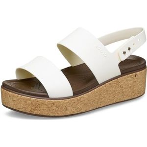 Crocs - Brooklyn Cork Low Sandalen - Chalk - LiteRide™ Technologie