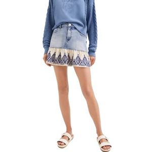 Desigual FAL_bestal Rok voor dames, Blauw, 60