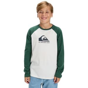 QUIKSILVER - T-shirt - Groen - Lange Mouwen - 100% Katoen