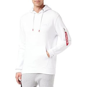 Alpha Industries Safety Line Hoody Logopatch op de voorkant White