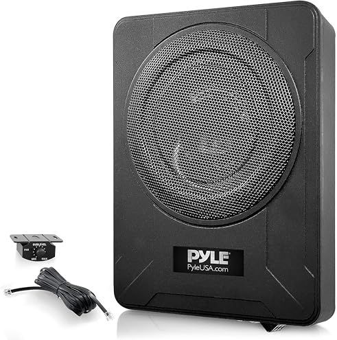 Pyle - Subwoofersysteem - Actieve Onderzit - Zwart - 600 Watt, Ingebouwde Versterker