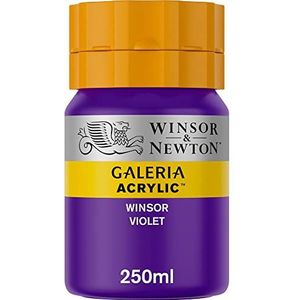 Winsor & Newton 2137728 Galeria acrylverf, hoge pigmentatie, lichtecht en verouderingsbestendig, romige vloeiende consistentie - 250ml Pot, Winsor Violet