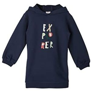 s.Oliver Junior Girl's Sweat jurk met capuchon, Dark Blue, 110