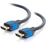 C2G 82377 HDMI-kabel 0,5 m HDMI Type A (Standaard) Zwart, Blauw - HDMI-kabels (0,5 m, HDMI Type A (Standaard), HDMI Type A (Standaard), 4096 x 2160 Pixels, 3D, Zwart, Blauw)