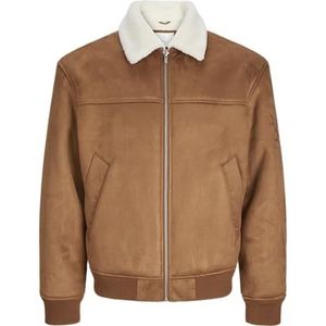 Jack & Jones JPRCCTED bomberjack voor heren, toffee, maat S, toffee, S