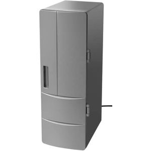 Gadget Monster GDM-1004 USB-koelkast voor auto, kantoor, huis, grijs