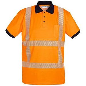 Hydrowear 040426FO-XS TOGO Trafficlineo Polo Shirt, Hi-Vis Orange, maat XS