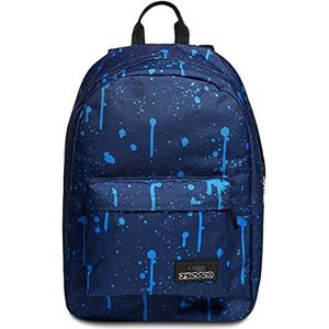 Seven Imusicpack rugzak, blauw, inclusief stereohoofdtelefoon, school en vrije tijd
