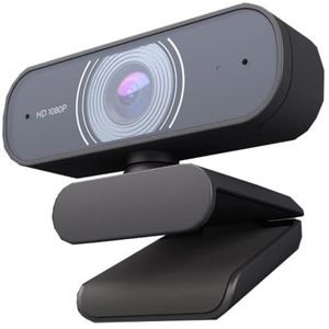 OYU Webcam, 1080p 30 fps, dual stereo microfoon, USB plug & play, HD webcamera compatibel met Zoom/Skype/YouTube, voor videogesprekken, live streaming/online leren