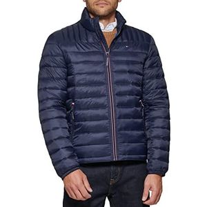 Tommy Hilfiger Ultra Loft Packable Puffer Jacket voor heren alternatieve jas, middernacht, XXXL, Middernacht, 3XL