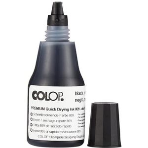 Colop sneldrogende stempelkleur zwart, 146228, 25 ml