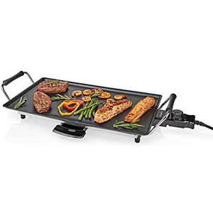 Nedis Teppanyaki Tafelgrill - Bakoppervlak (l x b): 47.5 x 26.5 cm - 5 Warmte Standen