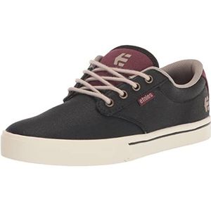 Etnies Heren Jameson 2 ECO Skate Schoen, Zwart/ROOD/Beige, 6 UK, Zwart Rood Beige, 39 EU