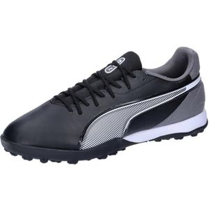 PUMA Unisex King Match Tt voetbalschoen, Puma Zwart PUMA Wit Cool Donkergrijs, 44.5 EU