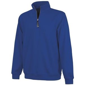 Charles River Apparel Unisex-Adult's Crosswind Quarter Zip Sweatshirt (Regular & Big-Tall Sizes), Royal, Small