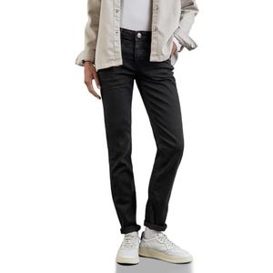 STREET ONE Jeans Casual Fit, Deep Black Wash, 25W x 32L