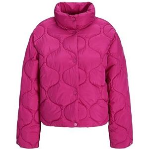 JACK&JONES JXSENA Quilted Jacket OTW Gewatteerde jas, Fuchsia Red, S, Fuchsia red., S