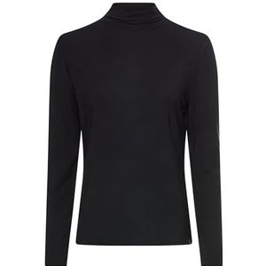 camel active - Longsleeve - Kaviaar - Met Opstaande Kraag