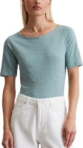 Marc OPolo - T-shirt - Pure Teal - Biologisch Katoen - Halflange Mouwen