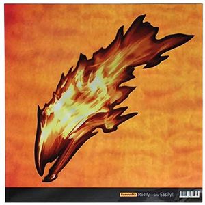 Inlegsticker voor gitaren & bas - Real Fire Series - Burning-Flame, RF-225BU